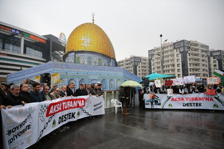 Diyarbakır ve Şırnak'ta İsrail'in Gazze'deki saldırıları protesto edildi