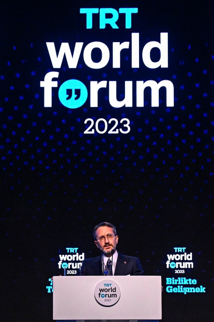 Cumhurbaşkanlığı İletişim Başkanı Altun, TRT World Forum 2023'te konuştu: