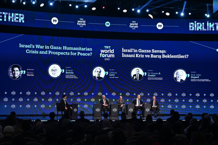 TRT World Forum'da "İsrail'in Gazze Savaşı: İnsani Kriz ve Barış Beklentileri" paneli düzenlendi