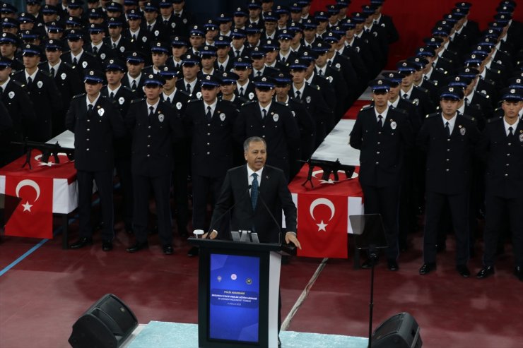 Bakan Yerlikaya, Erzurum POMEM 29. Mezuniyet Töreni'nde konuştu: