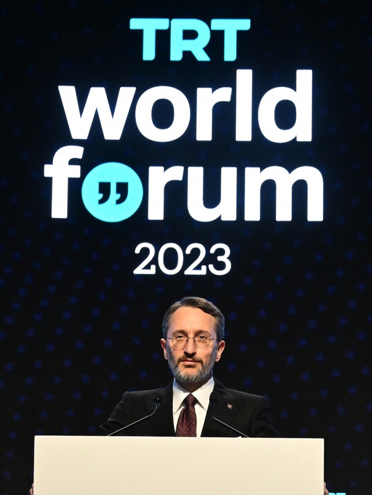 Cumhurbaşkanlığı İletişim Başkanı Altun, TRT World Forum 2023'te konuştu: