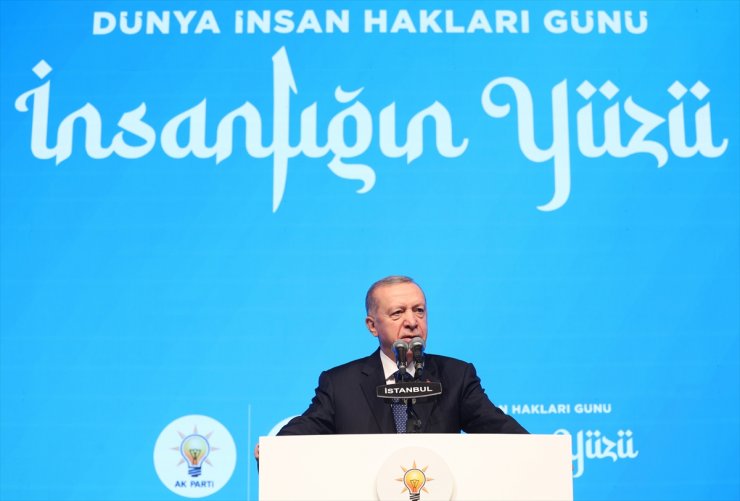 Cumhurbaşkanı Erdoğan "Dünya İnsan Hakları Günü İnsanlığın Yüzü Programı"nda konuştu: (4)