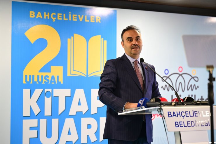 Bakan Kacır, Bahçelievler 2. Ulusal Kitap Fuarı'nın açılışında konuştu: