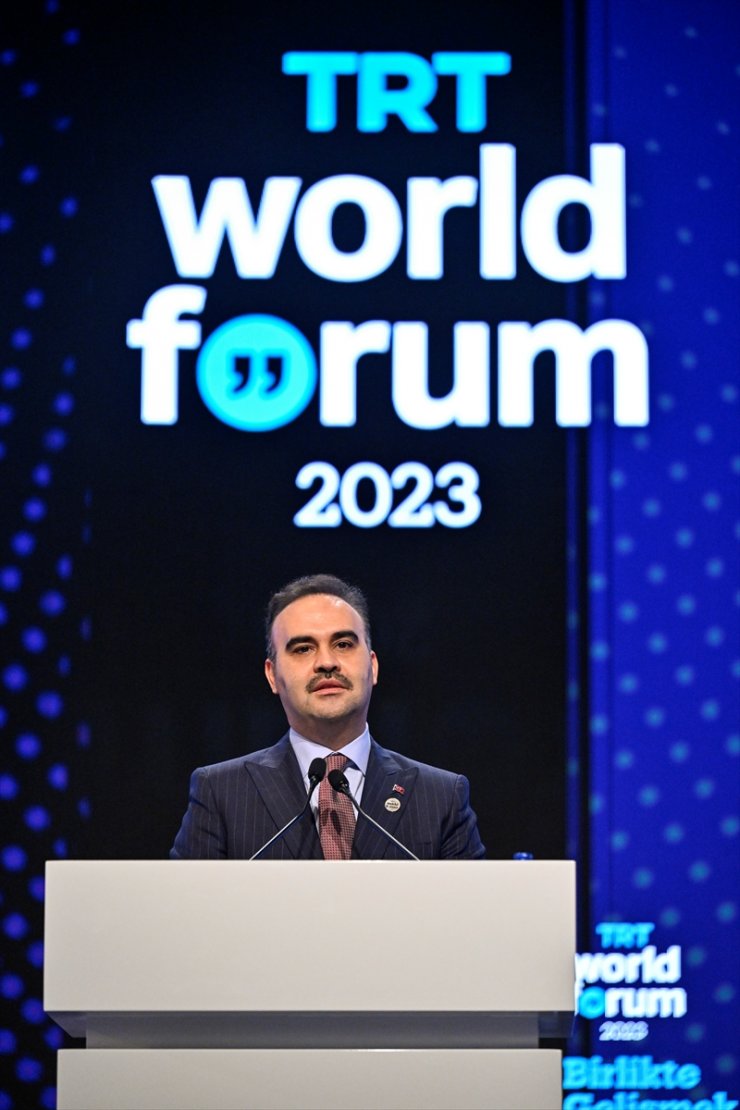 Sanayi ve Teknoloji Bakanı Kacır, TRT World Forum 2023'te konuştu: