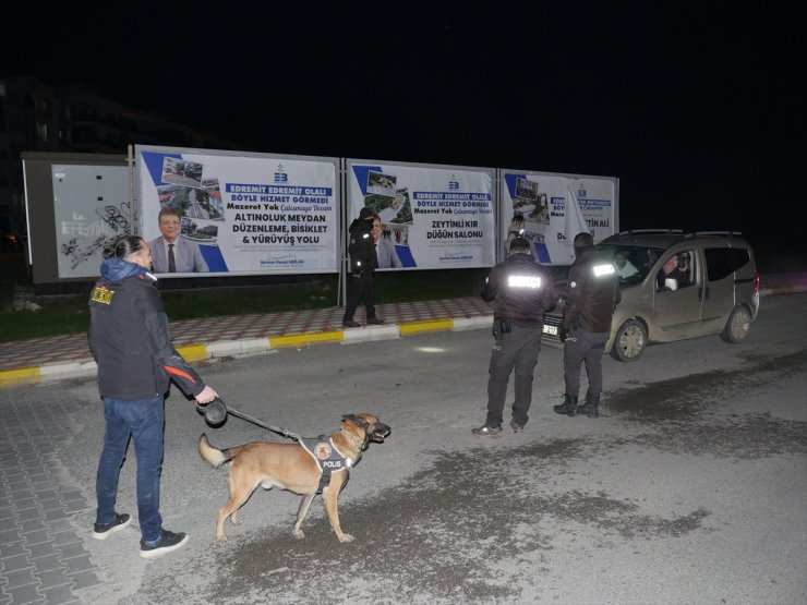 Balıkesir'deki şok asayiş uygulamasında, aranan 11 şüpheli yakalandı