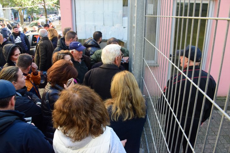 Arnavutluk'ta tutuklu Yunan kökenli siyasetçi Beleri için destek gösterisi yapıldı