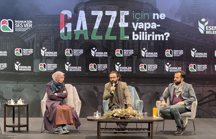 Esenler'de "Gazze İçin Ne Yapabilirim?" paneli düzenlendi