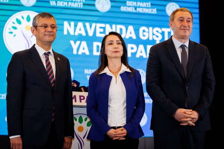 CHP Genel Başkanı Özgür Özel, DEM Parti'yi ziyaretinde konuştu: