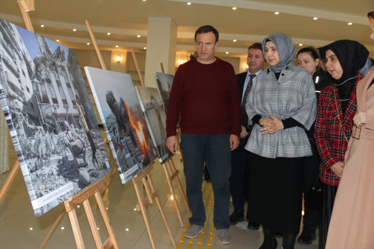 Diyarbakır'da AA muhabirlerinin Gazze'de çektiği fotoğraflardan oluşan sergi açıldı