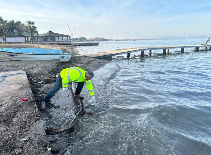 Kocaeli'de denizde oluşan kirliliğe ilişkin inceleme başlatıldı