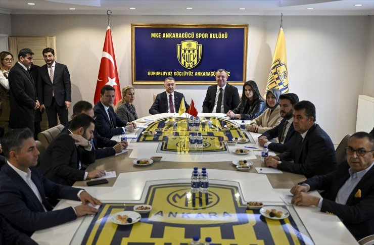 AK Parti Ankara milletvekilleri, MKE Ankaragücü Kulübünü ziyaret etti