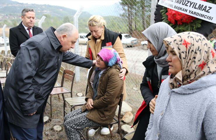 Denizli'de maden ocağındaki göçükte ölen işçi toprağa verildi