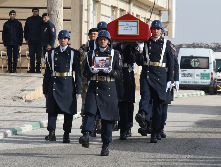 Trafik kazasında şehit olan Uzman Çavuş Elmas, Malatya'da son yolculuğuna uğurlandı