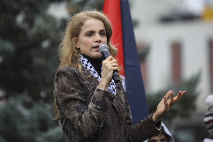 Yeniden Refah Partisi ve bazı STK'lar İsrail'in Gazze'deki saldırılarını protesto etti