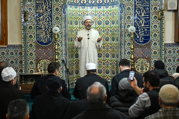 Diyanet İşleri Başkanı Erbaş, İstanbul'da Filistin'e dua buluşmasına katıldı