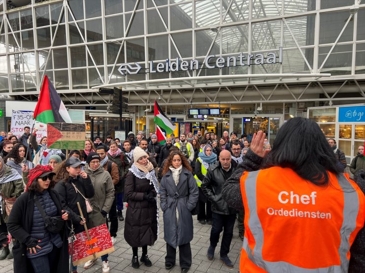 Hollandalılar Filistin'e destek için Uluslararası Ceza Mahkemesi'ne yürüdü