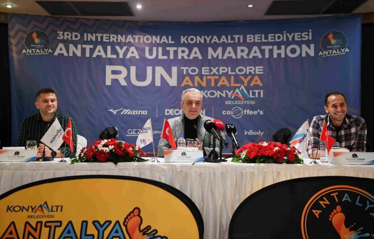 Antalya Ultra Maratonu'na 39 ülkeden 1720 sporcu katılacak