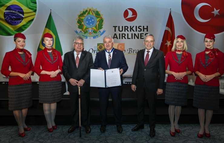 THY Genel Müdürü Ekşi'ye Brezilya Devlet Nişanı verildi