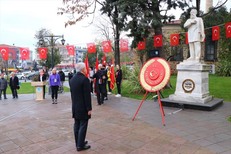 "Vatan Şairi" Namık Kemal Tekirdağ'da anıldı