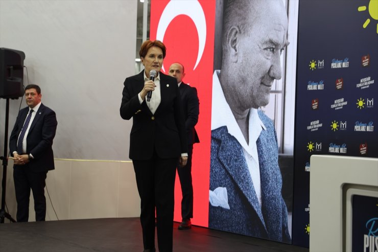 İYİ Parti Genel Başkanı Akşener, Nevşehir'de partililerle buluştu: