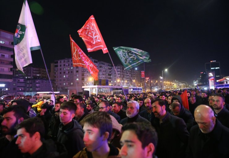 Diyarbakır'da İsrail'in Gazze'ye saldırıları protesto edildi