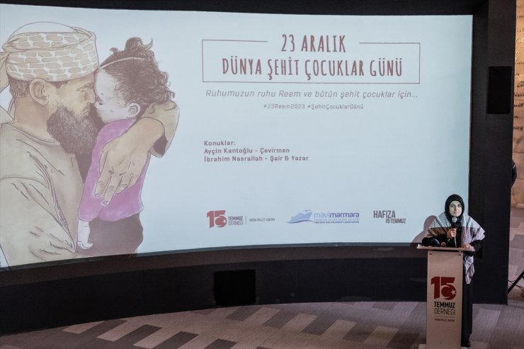 "23 Aralık Dünya Şehit Çocuklar Günü" programı düzenlendi