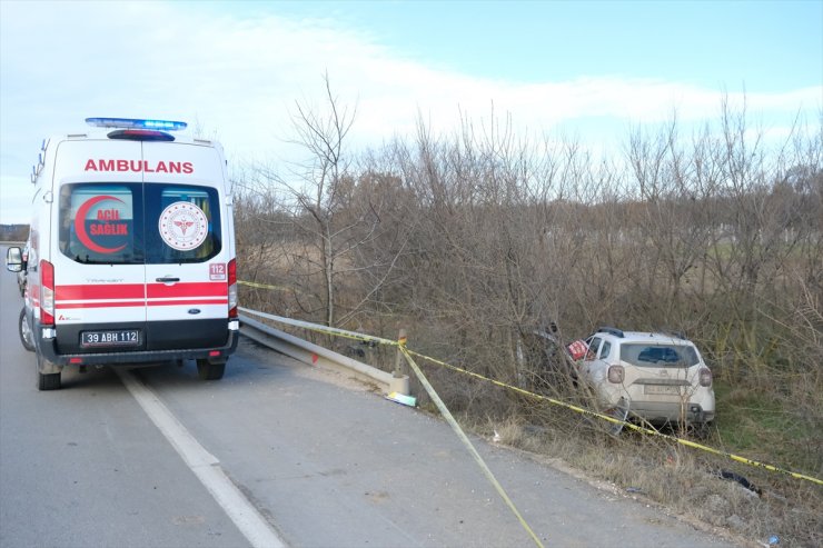 Kırklareli'nde hafif ticari aracın çarptığı 2 kişi öldü