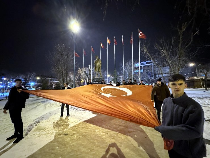 Ardahan'da terör örgütü PKK'ya tepki