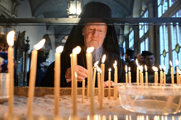 Fener Rum Patrikhanesi'nde Noel ayini