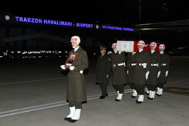 Şehit Piyade Uzman Onbaşı Yazıcı'nın cenazesi Trabzon'a getirildi