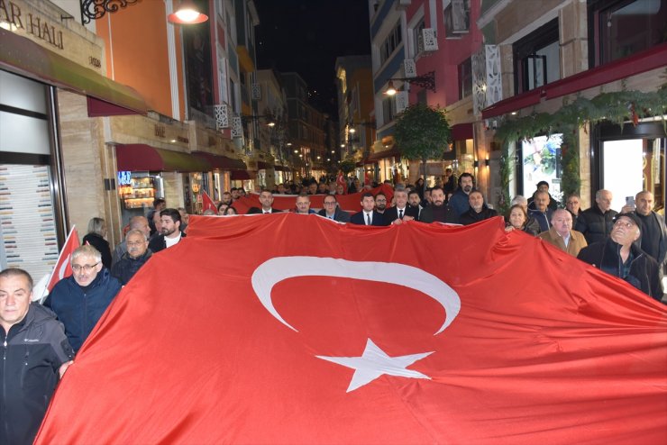 Ordu'da şehit askerleri anma yürüyüşü düzenlendi