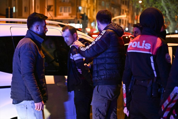 Edirne'de kontrol noktasından kaçan alkollü sürücü polis aracına çarpınca yakalandı