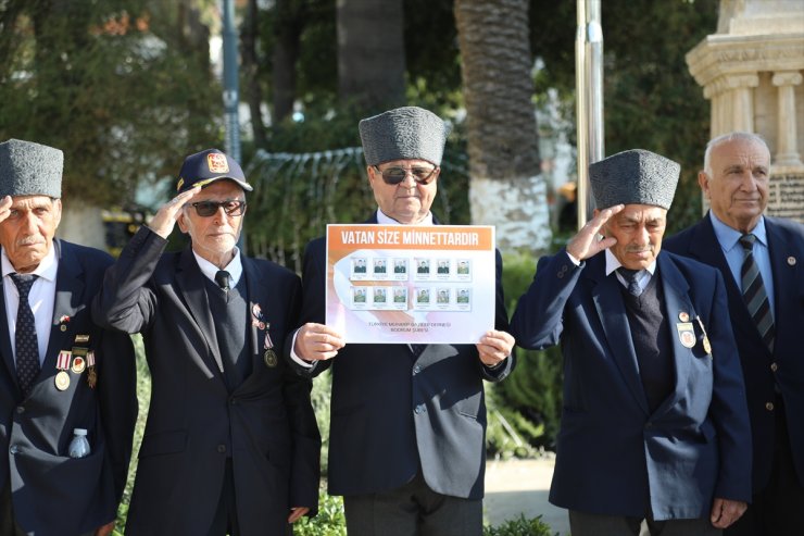 Bodrum'da gazi ve emekli astsubay derneklerinden terör saldırılarına tepki