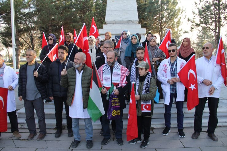 Sivas, Yozgat, Kırıkkale ve Kayseri'de terör ile İsrail'in Gazze'ye yönelik saldırıları protesto edildi