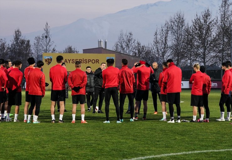 Kayserispor, Sivasspor maçı hazırlıklarını sürdürdü