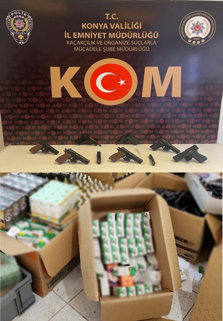 Konya'da kaçakçılık operasyonlarında 18 şüpheli yakalandı