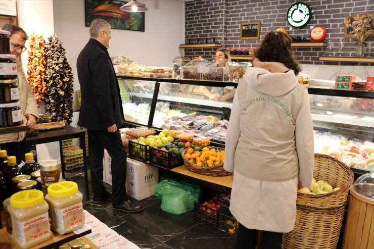 Trakya'da yılbaşı öncesi gıda satışı yapan işletmelere yönelik denetim yapıldı