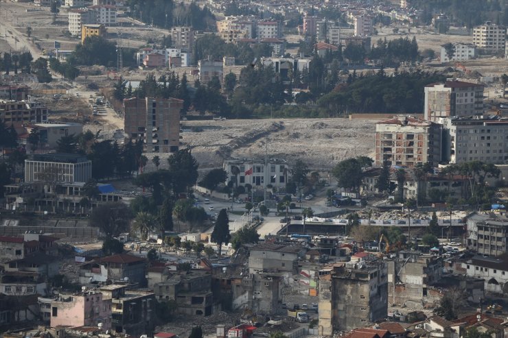 Depremin vurduğu Hatay'da enkaz kaldırma çalışmalarında sona yaklaşıldı