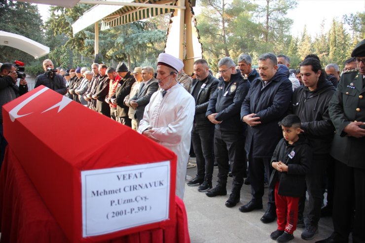 Kalp yetmezliği sonucu vefat eden Piyade Uzman Çavuş Cırnavuk, Kilis'te defnedildi