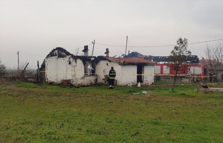 Tekirdağ'da müstakil evde çıkan yangında bir kişi öldü