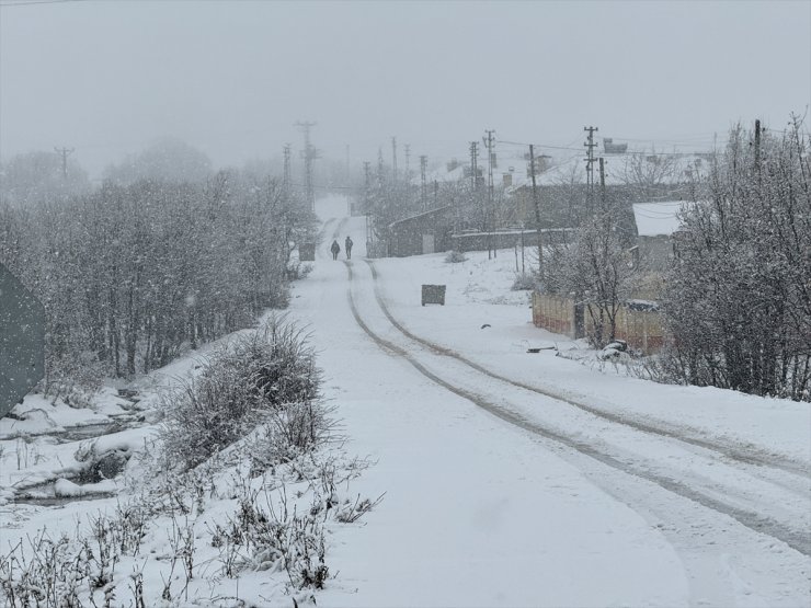 Bingöl-Elazığ kara yolunda kar ve sis etkili oldu