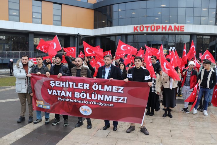 Elazığ'da "Teröre Lanet Yürüyüşü" düzenlendi