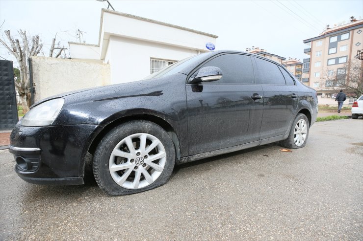 GÜNCELLEME - Gaziantep'te yaklaşık 200 aracın lastiğini patlatıp kaçan şüpheli aranıyor