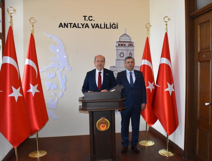 KKTC Cumhurbaşkanı Ersin Tatar, Antalya Valiliğini ziyaret etti: