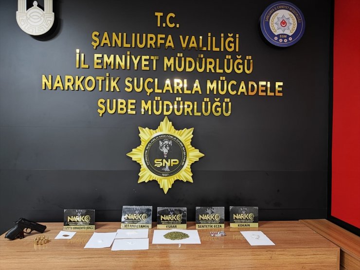 Şanlıurfa'da uyuşturucu operasyonunda yakalanan 10 şüpheli tutuklandı