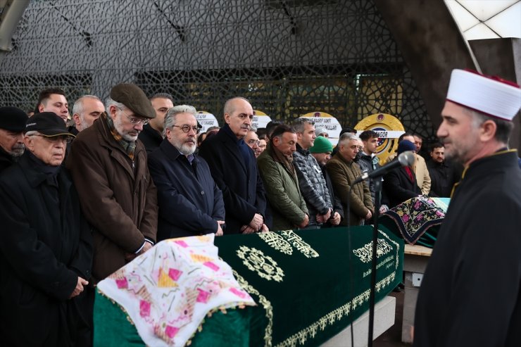 TBMM Başkanı Kurtulmuş, Saraybosna Büyükelçisi Girgin'in eşinin cenaze törenine katıldı