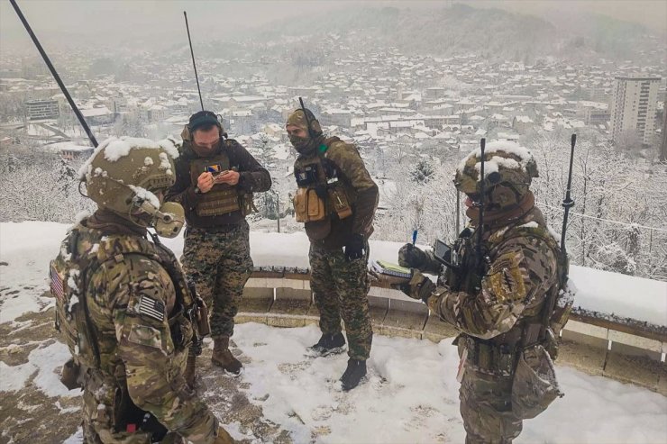 Bosna Hersek ve ABD silahlı kuvvetleri ortak tatbikat yaptı