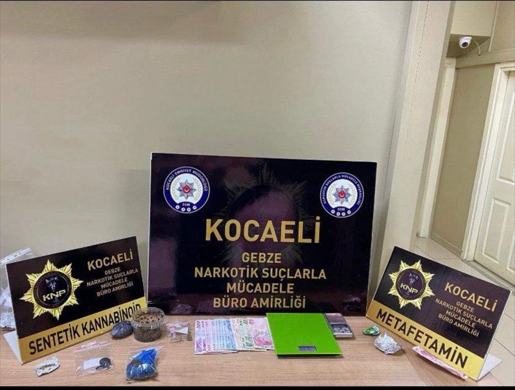 Kocaeli'de uyuşturucu operasyonunda yakalanan 5 şüpheli tutuklandı