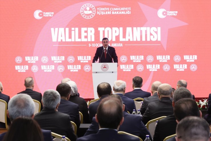 Cumhurbaşkanı Yardımcısı Yılmaz, "Valiler Buluşması"nda konuştu: