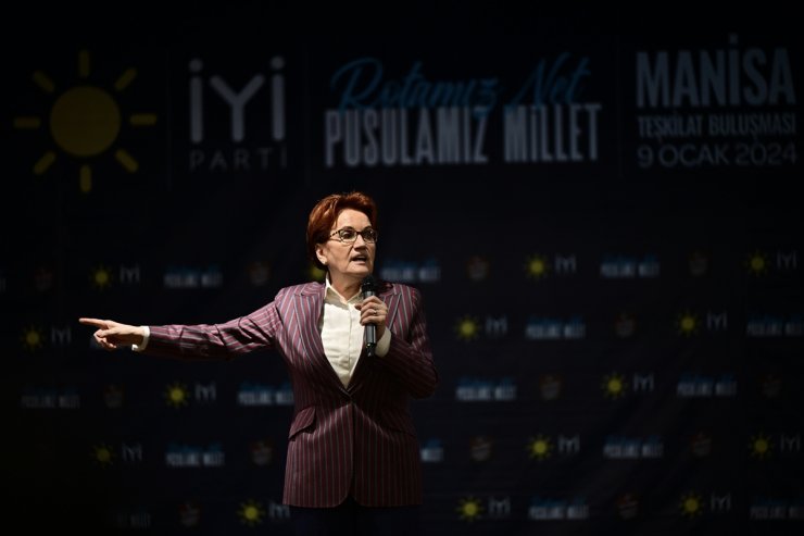 İYİ Parti Genel Başkanı Akşener, Manisa'da partililere seslendi: